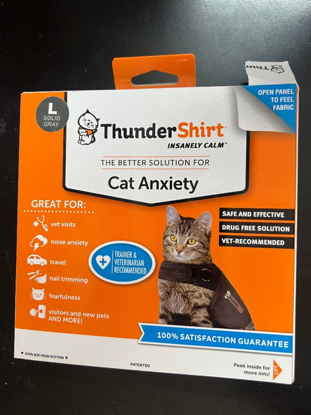 Thundershirt for Cats Large L Thunder shirt